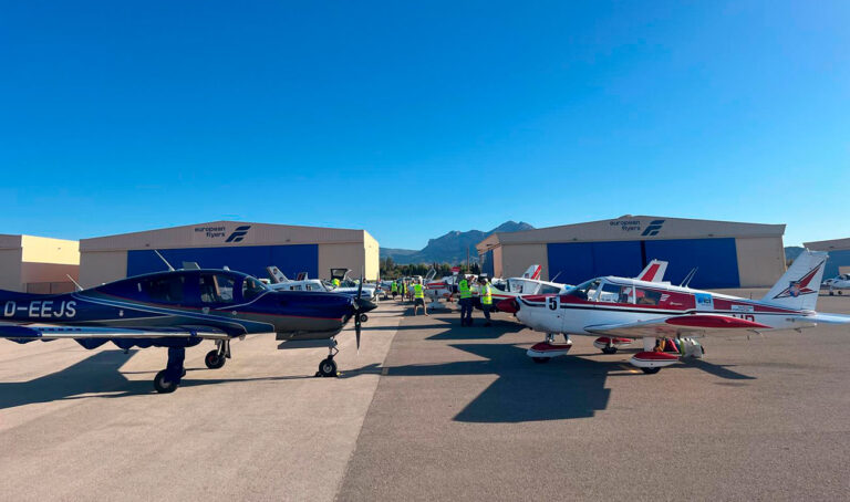 Aeródromo de Mutxamel, escala del Rallye Toulouse–Saint-Louis du Sénégal 2026